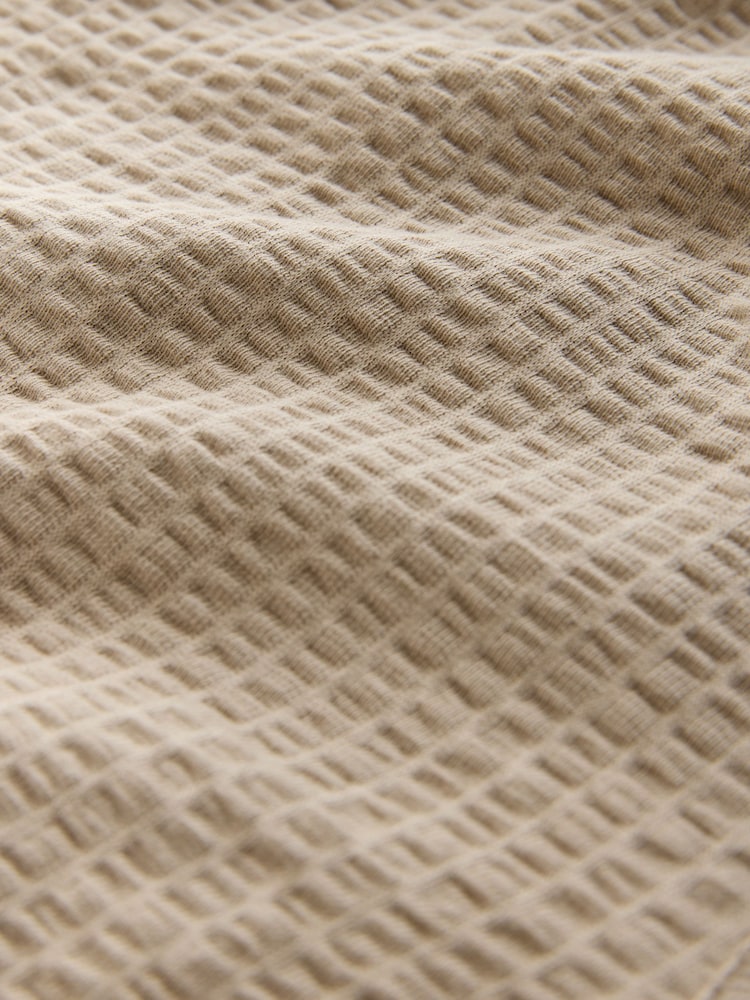 Stone Textured Pintuck Jersey Shorts - Image 9 of 9