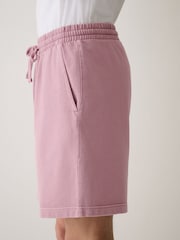 Pink Garment Dyed Jersey Shorts - Image 4 of 10