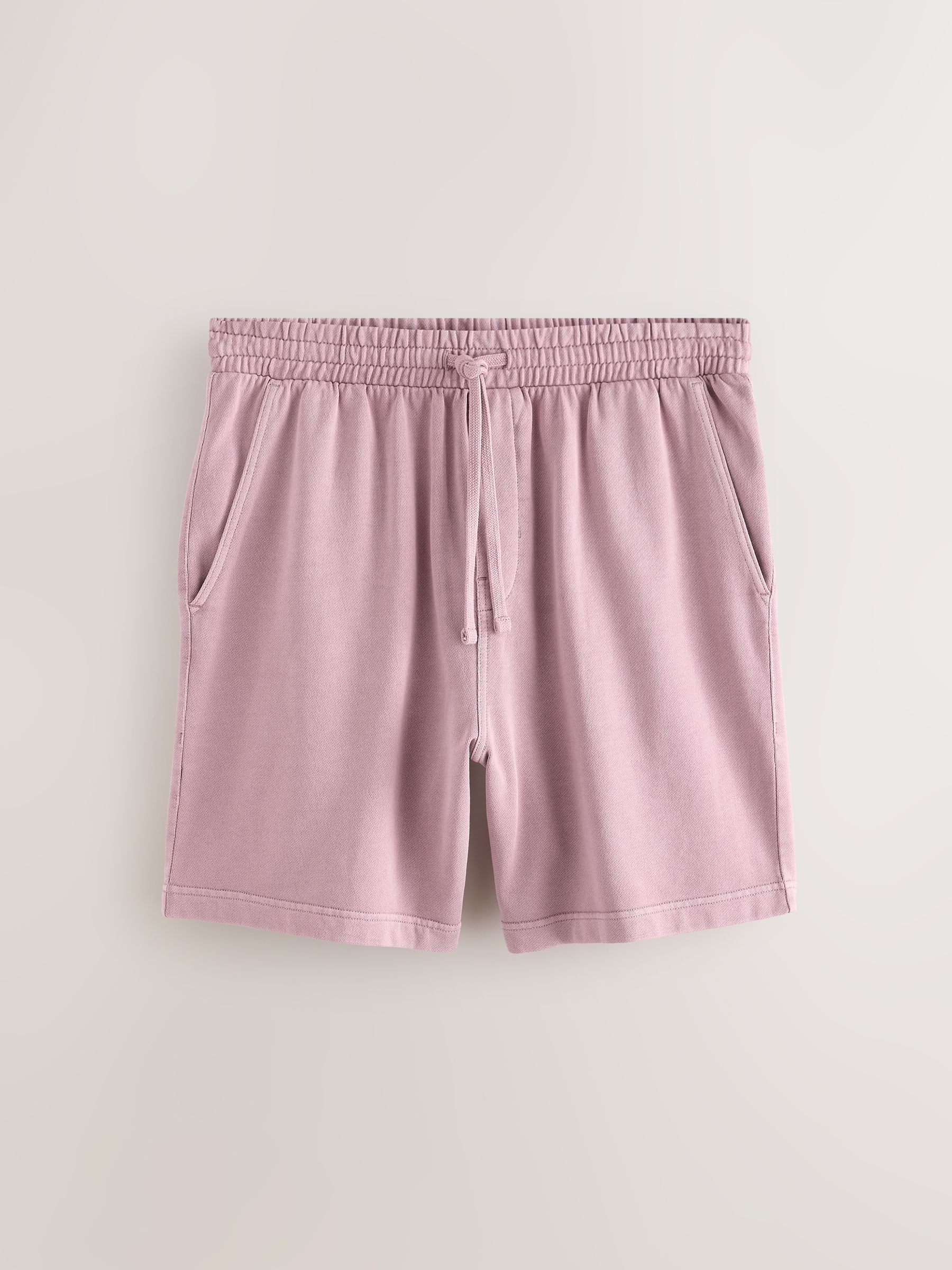 Buy Pink Garment Dyed Jersey Shorts from Next USA