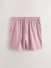 Pink Garment Dyed Jersey Shorts - Image 7 of 10
