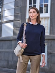 Pure Collection Cashmere Boyfriend Jumper - Image 3 of 4