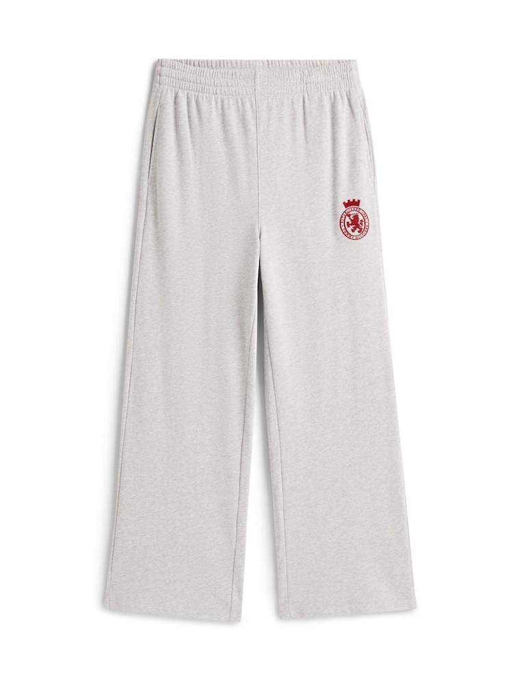 Tommy Hilfiger Grey Crest Wide Leg Joggers - Image 6 of 6