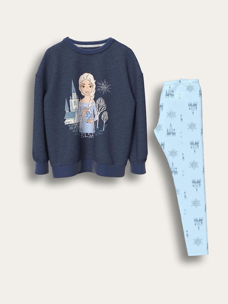 Brand Threads Blue Frozen Top and Leggings Set - Image 1 of 2 Brand Threads Blue Frozen Top and Leggings Set - Image 1 of 2