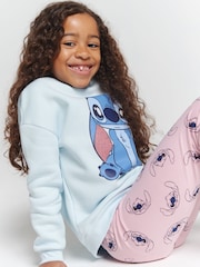 Brand Threads סט טייץ וחולצה עם עיטור Stitch של Disney - תמונה 5 מתוך 7