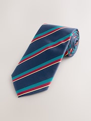 Navy Stripe Tie - Image 1 of 5