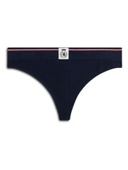 Tommy Hilfiger TH Crest Ribbed Thong - صورة 5 من 5