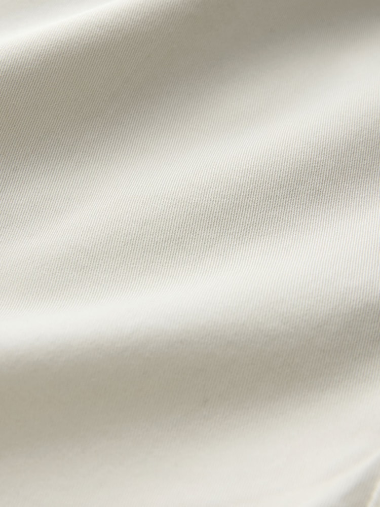 Ecru - Supima Rich Cotton Pleated Chino Shorts - Imaginea 9 din 9