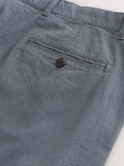 Navy Blue Belted Chino Shorts - Image 5 of 6