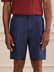 Marinen - 100% Linen Chino Shorts - Bilde 1 av 10
