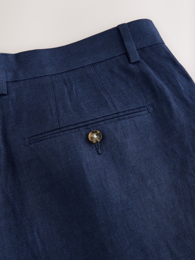 Marinen - 100% Linen Chino Shorts - Bilde 10 av 10