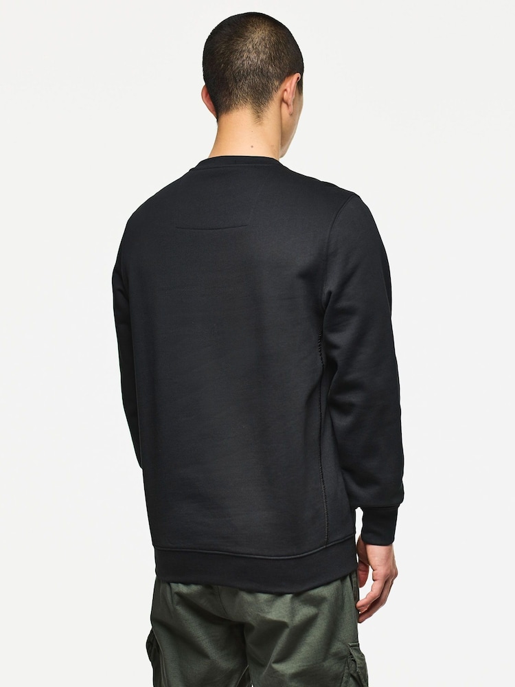Weekend Offender Thunder Crew With Parachute Binding Sweat Top - Image 2 of 7 Weekend Offender Thunder Crew With Parachute Binding Sweat Top - Image 2 of 7