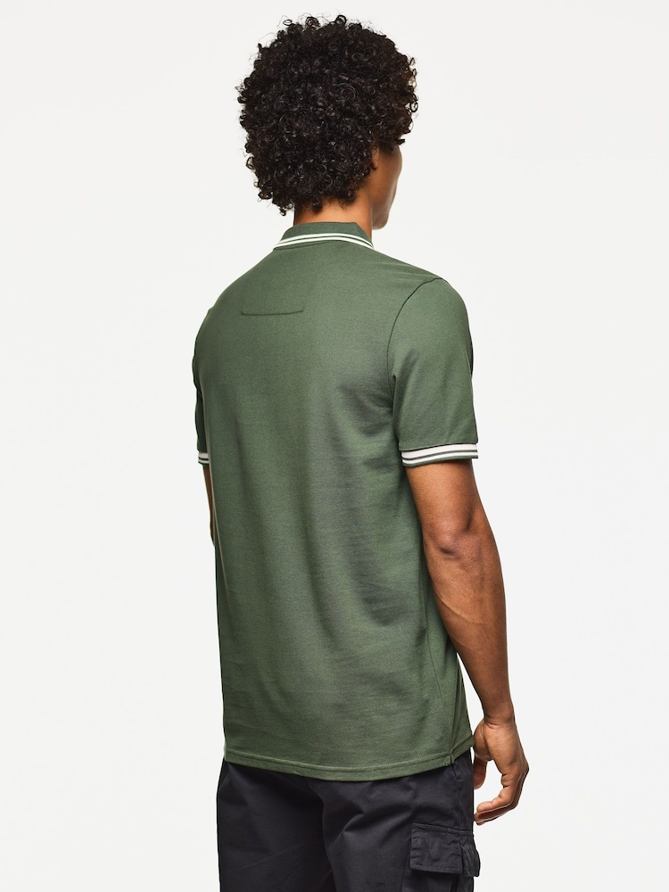 Weekend Offender Levanto With Contrast Tipping Polo Shirt - Image 2 of 5 Weekend Offender Levanto With Contrast Tipping Polo Shirt - Image 2 of 5