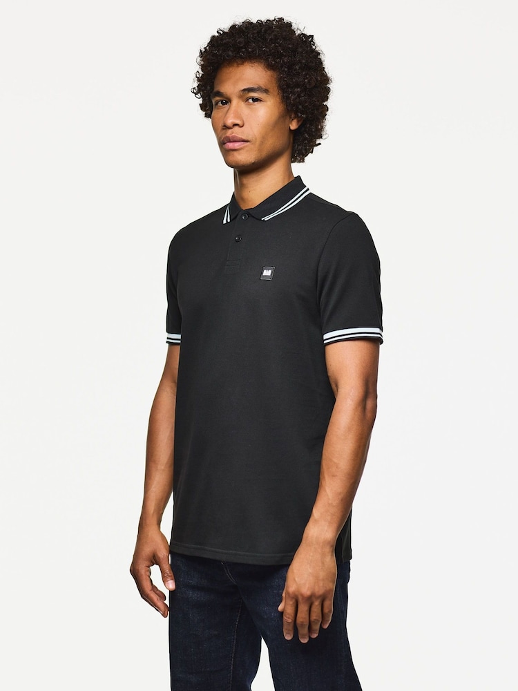 Weekend Offender Levanto With Contrast Tipping Polo Shirt - Image 1 of 6 Weekend Offender Levanto With Contrast Tipping Polo Shirt - Image 1 of 6