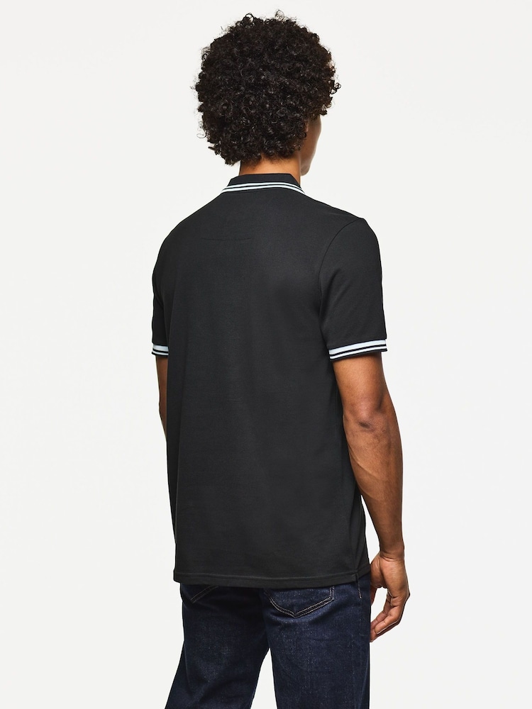 Weekend Offender Levanto With Contrast Tipping Polo Shirt - Image 2 of 6 Weekend Offender Levanto With Contrast Tipping Polo Shirt - Image 2 of 6