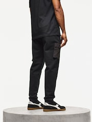 Weekend Offender Lippi Black Joggers With Parachute Pockets - Image 3 of 7