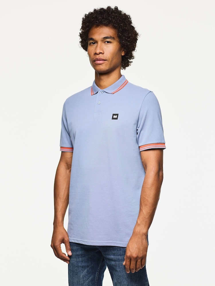 Weekend Offender Levanto With Contrast Tipping Polo Shirt - Image 1 of 5 Weekend Offender Levanto With Contrast Tipping Polo Shirt - Image 1 of 5