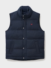 Crew Clothing Blue Oakleigh Gilet - Image 11 of 11