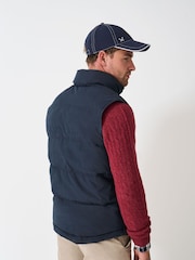 Crew Clothing Blue Oakleigh Gilet - Image 8 of 11