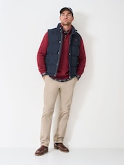 Crew Clothing Blue Oakleigh Gilet - Image 9 of 11