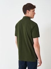 Crew Clothing Green Classic Pique Polo Shirt - Image 2 of 5