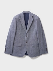 Crew Clothing Wool-Blend Tweed Blazer - صورة 6 من 6