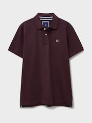 Crew Clothing Company Orange Classic Pique Polo Shirt - Image 6 of 6