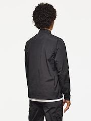 Weekend Offender Southbank Technical Black Overshirt - Image 3 of 7