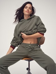OSIA Olive Green Oversized Hoodie - Image 3 of 4