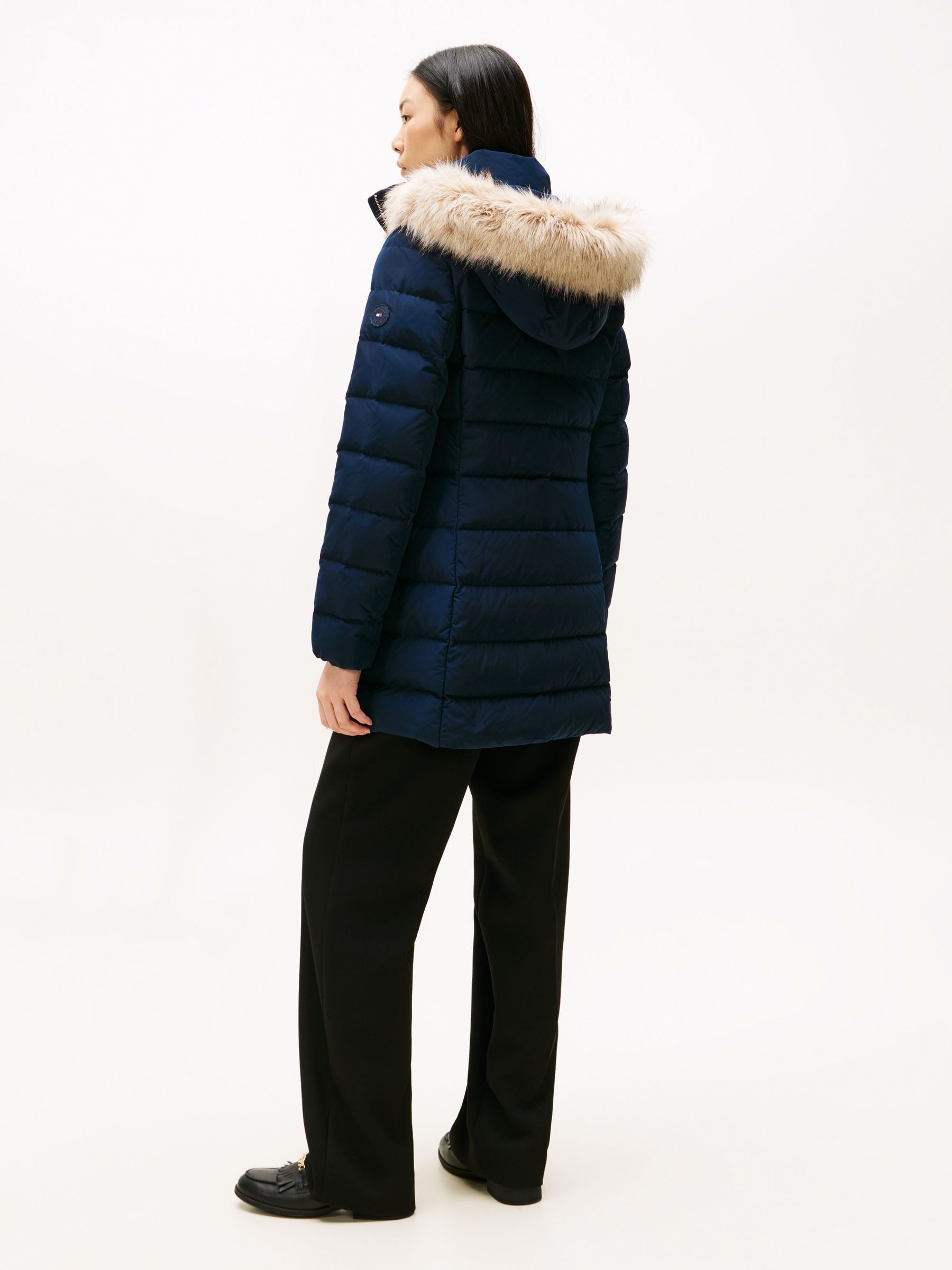 Next：日本 Tommy Hilfiger フェイクファー フード付き ダウン