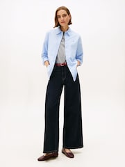 Tommy Hilfiger Blue Relaxed Fit Oxford Shirt - Image 2 of 5