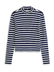 Tommy Hilfiger Blusa Slim de Gola Falsa e Manga Longa - Imagem 5 de 5