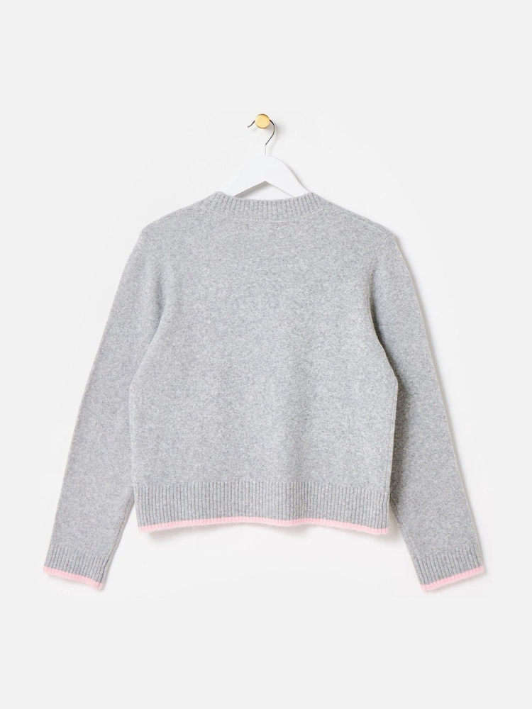 Oliver Bonas Brown Fluffy Cat Knitted Jumper - Image 2 of 6 Oliver Bonas Brown Fluffy Cat Knitted Jumper - Image 2 of 6