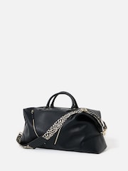 Oliver Bonas Black Weekend Bag - Image 3 of 6