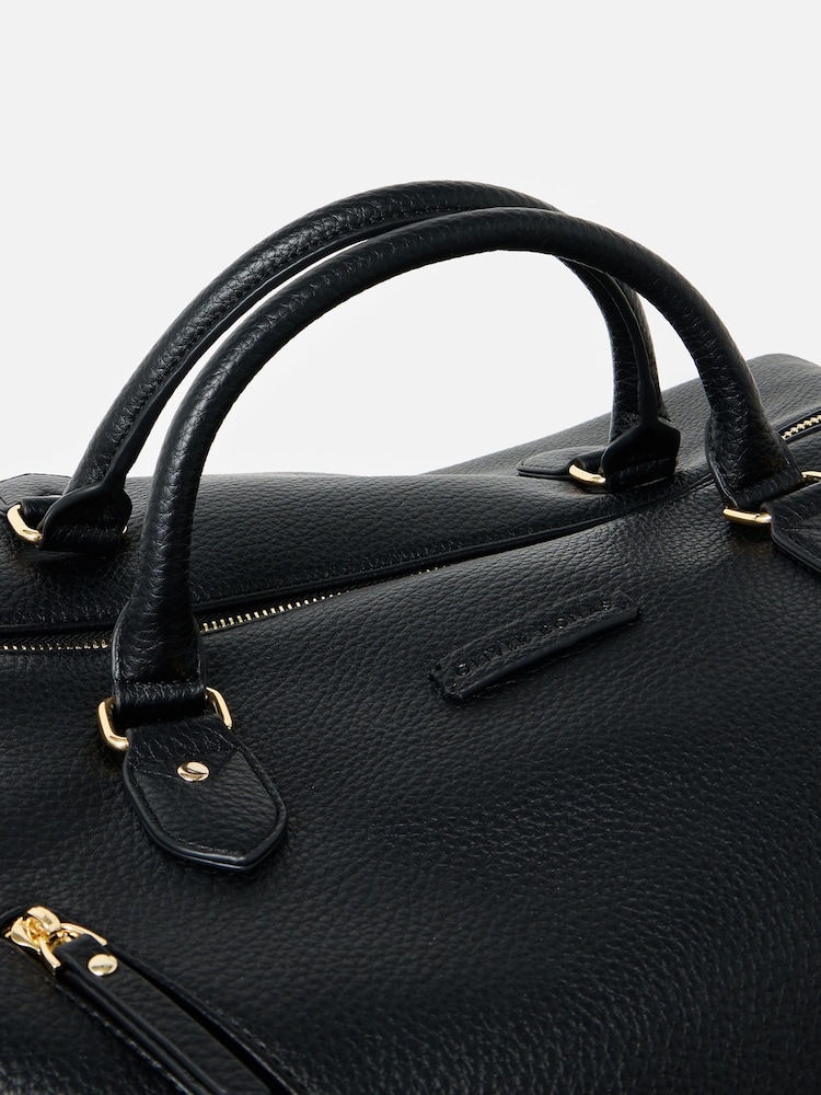 Oliver Bonas Black Weekend Bag - Image 6 of 6