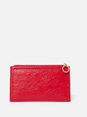 Oliver Bonas Red Fold Over Zipped Purse - Image 2 of 6