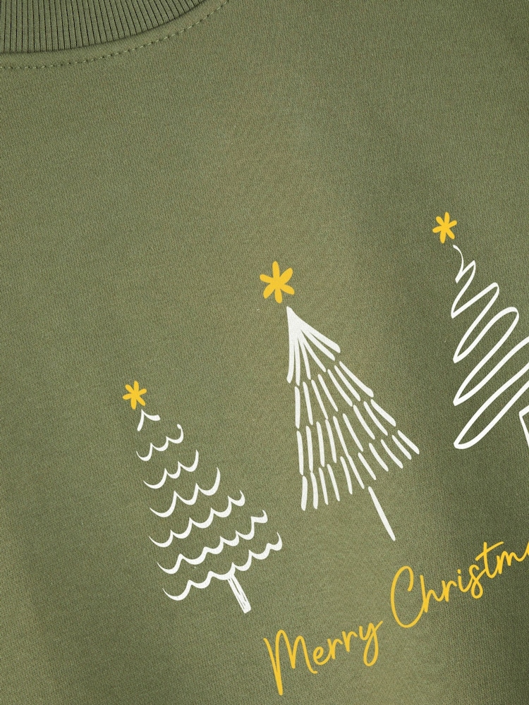 Personalised Unisex Christmas Tree Sweatshirt by Stitch Style - Image 5 of 5