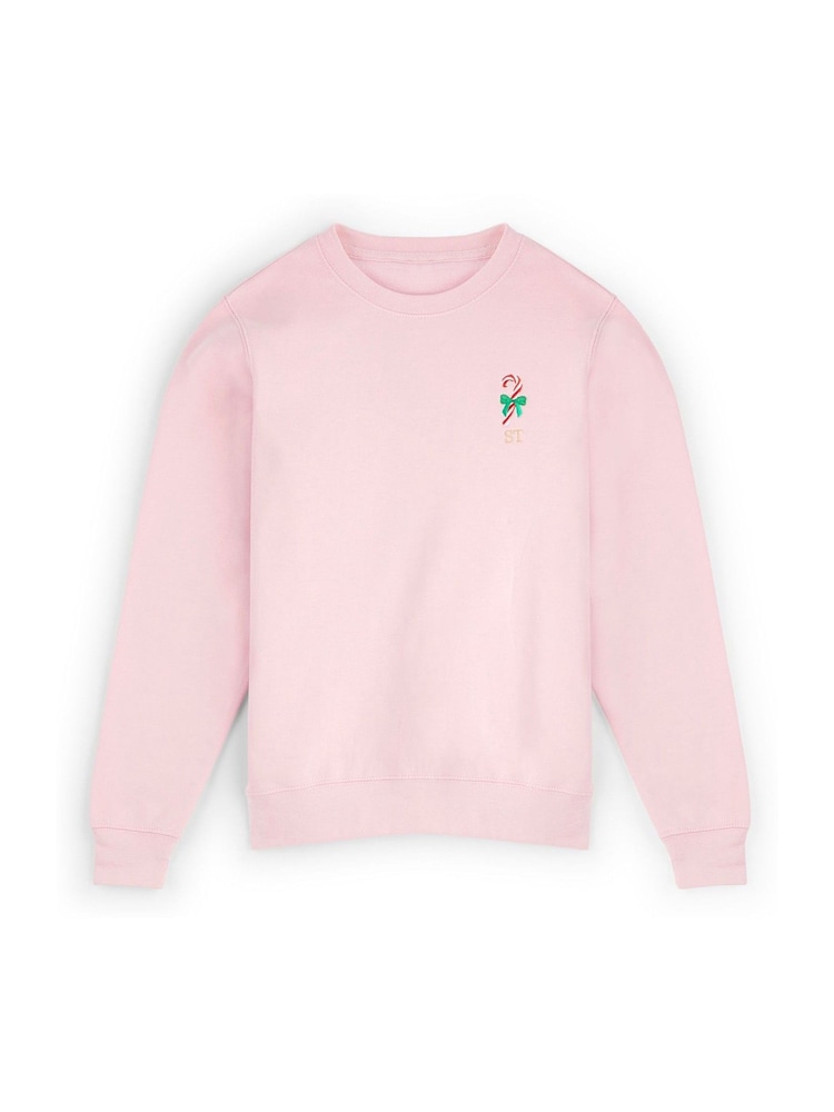 Personalised Unisex Christmas Sweatshirt by Stitchstyle - Image 1 of 4