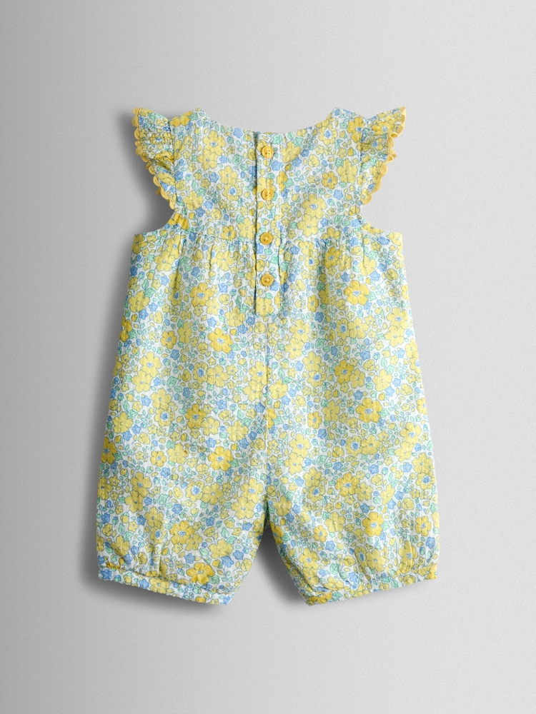 JoJo Maman Bébé Printed Romper & Headband - صورة 2 من 3