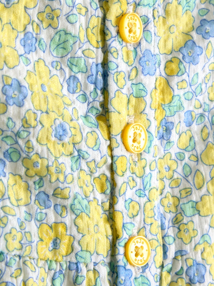 JoJo Maman Bébé Printed Romper & Headband - صورة 3 من 3