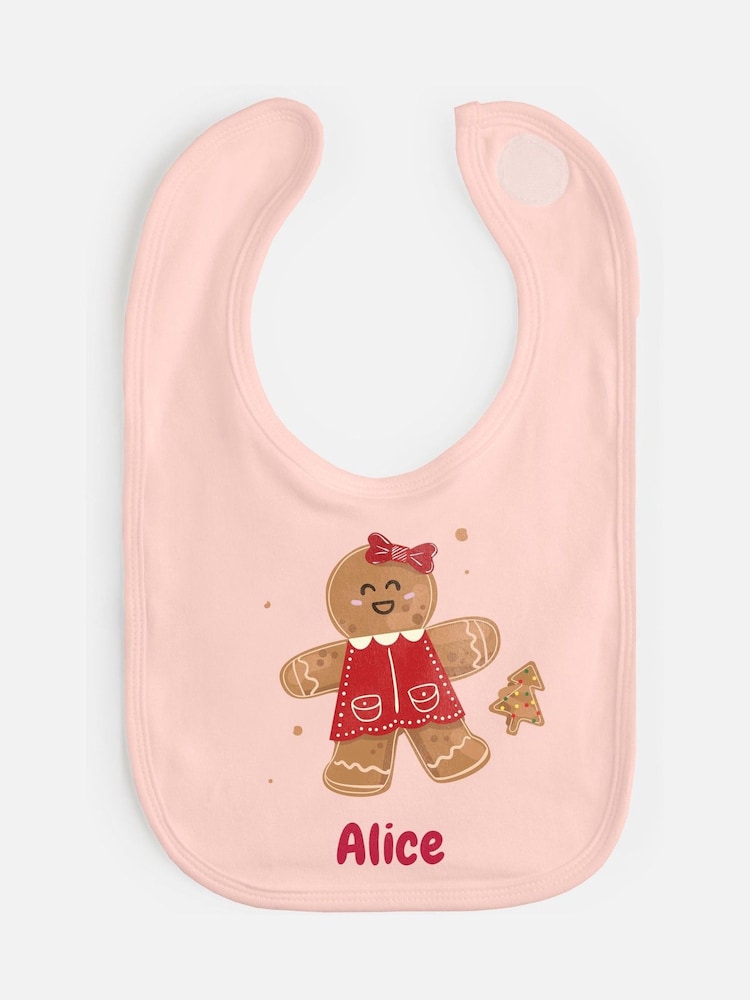 Personalised Christmas Bib by Stitchstyle. - Image 2 of 4 Personalised Christmas Bib by Stitchstyle. - Image 2 of 4