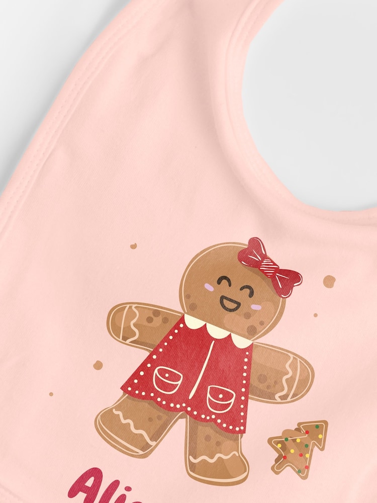 Personalised Christmas Bib by Stitchstyle. - Image 4 of 4 Personalised Christmas Bib by Stitchstyle. - Image 4 of 4