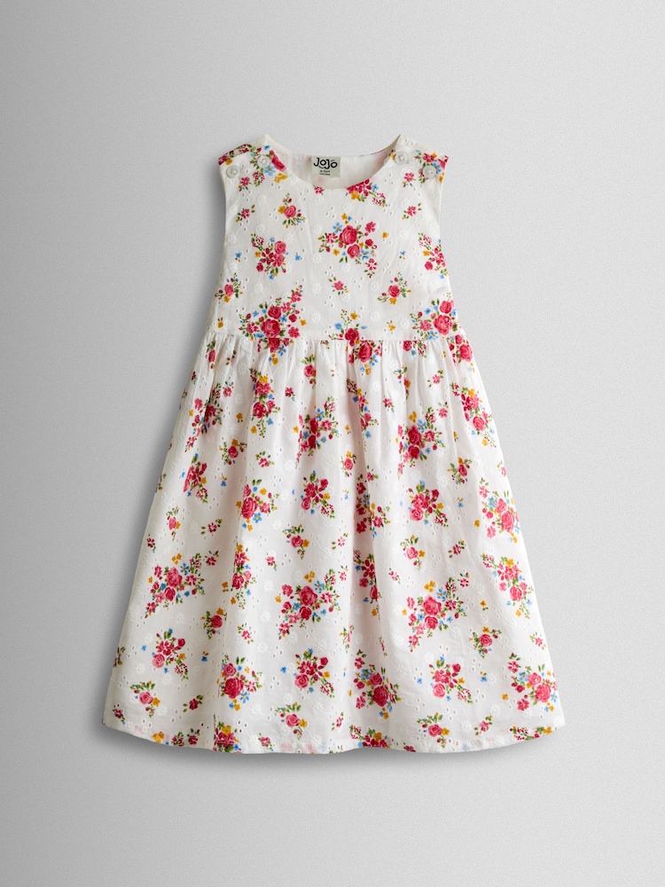 فستان صيفي تصميم فتحات على شكل قلب من JoJo Maman Bébé - Image 1 of 4