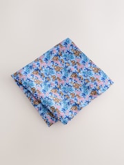 أزرق فاتح - ورابطة عنق ومنديل جيب - صورة 2 من 3