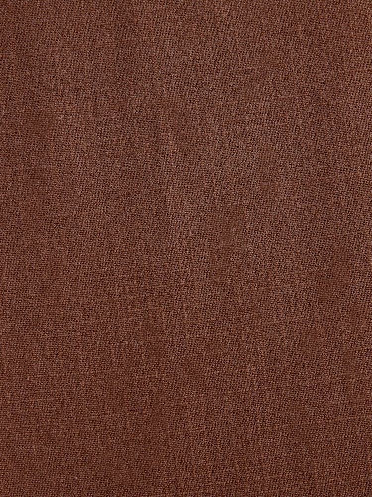 Marrón óxido - Relaxed Fit Cotton Blend Textured Suit Trousers - Imagen 10 de 10