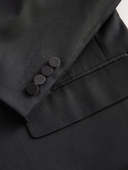 أسود - سترة بدلة توكسيدو بقصة فضفاضة - صورة 12 من 12