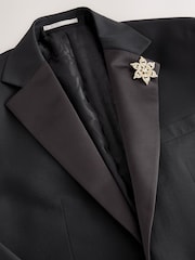 أسود - سترة بدلة توكسيدو بقصة فضفاضة - صورة 9 من 12