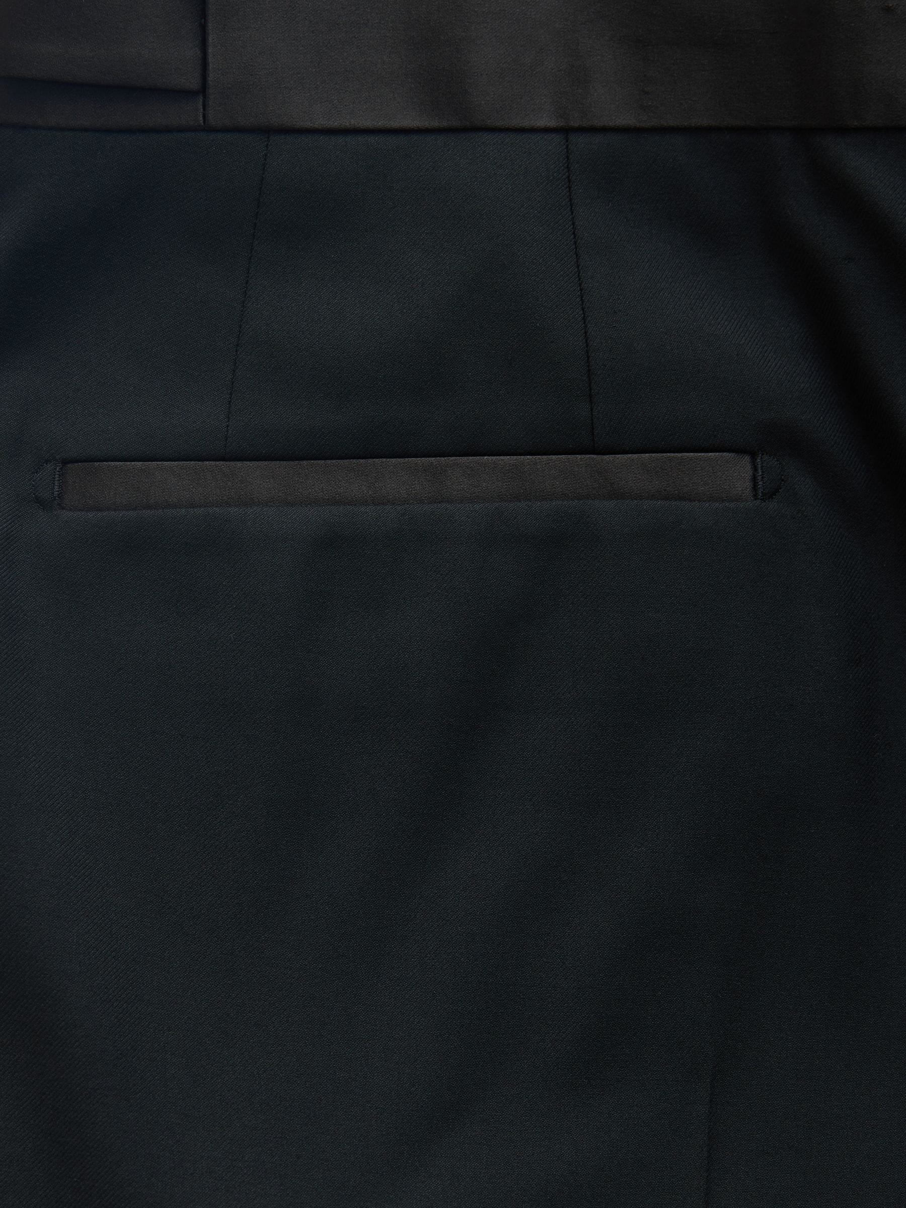 Buy Black Loose Fit Tuxedo Suit Trousers from Next USA