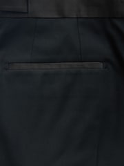 Black Loose Fit Tuxedo Suit Trousers - Image 11 of 11