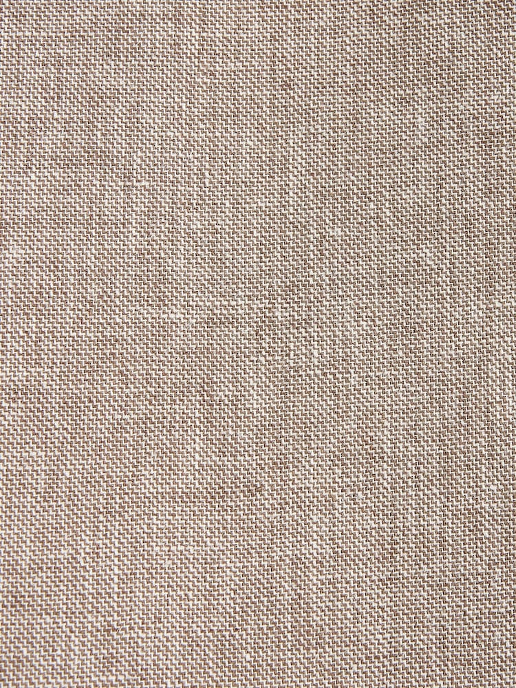 Stone Double Breasted Linen Blend Texture Suit Jacket - Image 14 of 14