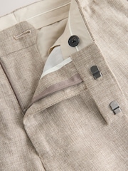 ストーン - リネン混テクスチャースーツパンツ - 画像 9 / 10